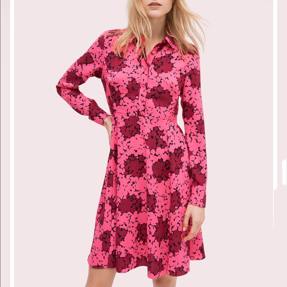 Kate Spade Bubble dot smoked dress - Picture 2 of 5